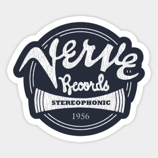 Stereo Verve Records 1956 Sticker